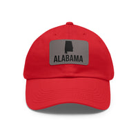 Alabama Silhouette Leather Patch Hat