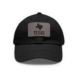 Texas Silhouette Leather Patch Hat