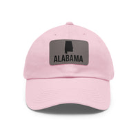 Alabama Silhouette Leather Patch Hat