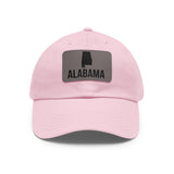 Alabama Silhouette Leather Patch Hat