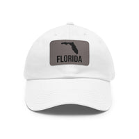 Florida Silhouette Leather Patch Hat
