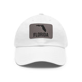 Florida Silhouette Leather Patch Hat