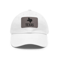 Texas Silhouette Leather Patch Hat