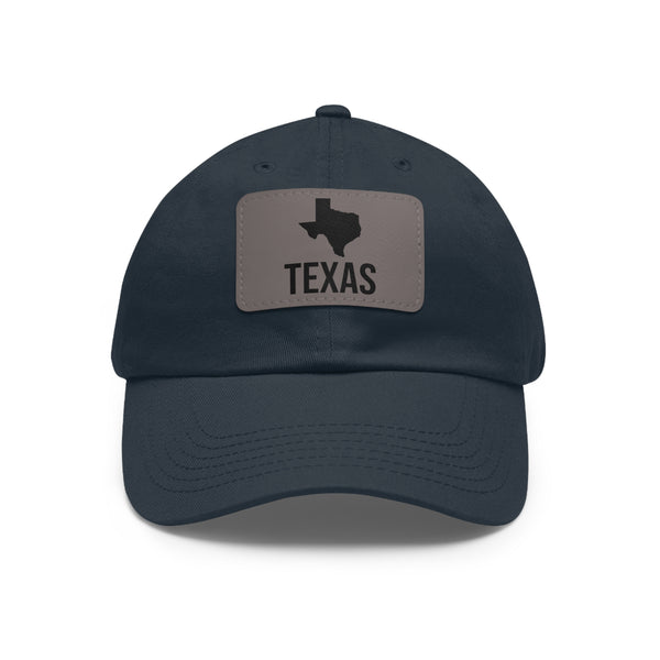 Texas Silhouette Leather Patch Hat