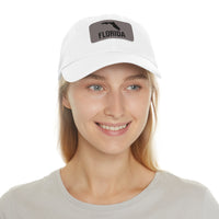 Florida Silhouette Leather Patch Hat