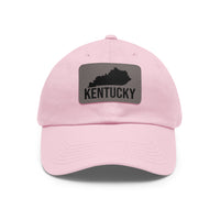 Kentucky Silhouette Leather Patch Hat