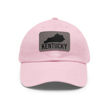 Kentucky Silhouette Leather Patch Hat