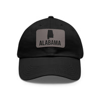 Alabama Silhouette Leather Patch Hat