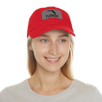 Florida Silhouette Leather Patch Hat