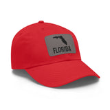Florida Silhouette Leather Patch Hat