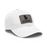 Georgia Silhouette Leather Patch Hat