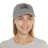 Florida Silhouette Leather Patch Hat