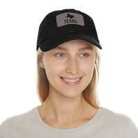 Texas Silhouette Leather Patch Hat