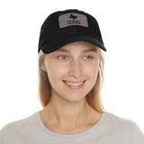 Texas Silhouette Leather Patch Hat