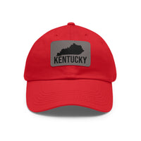 Kentucky Silhouette Leather Patch Hat