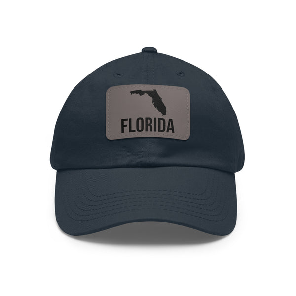 Florida Silhouette Leather Patch Hat