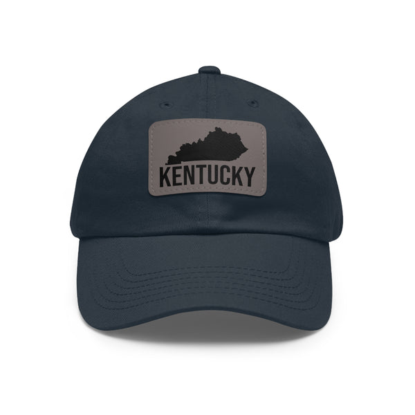 Kentucky Silhouette Leather Patch Hat