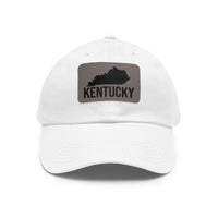 Kentucky Silhouette Leather Patch Hat