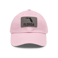 Florida Silhouette Leather Patch Hat