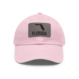 Florida Silhouette Leather Patch Hat