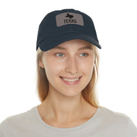 Texas Silhouette Leather Patch Hat
