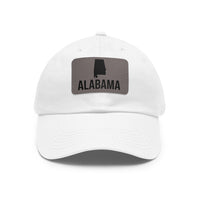 Alabama Silhouette Leather Patch Hat