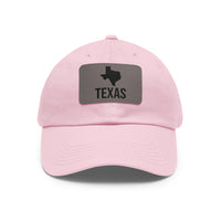 Texas Silhouette Leather Patch Hat