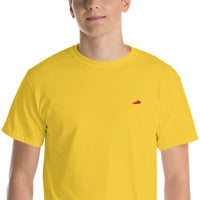 Kentucky State Logo - Embroidered Classic T-Shirt- Red KY