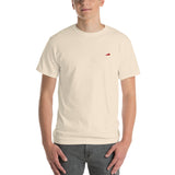 Kentucky State Logo - Embroidered Classic T-Shirt- Red KY