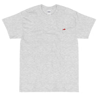 Kentucky State Logo - Embroidered Classic T-Shirt- Red KY