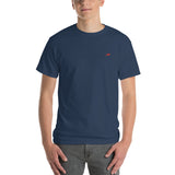 Kentucky State Logo - Embroidered Classic T-Shirt- Red KY