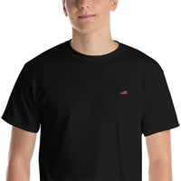 Kentucky State Logo - Embroidered Classic T-Shirt- Red KY