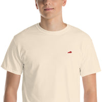 Kentucky State Logo - Embroidered Classic T-Shirt- Red KY